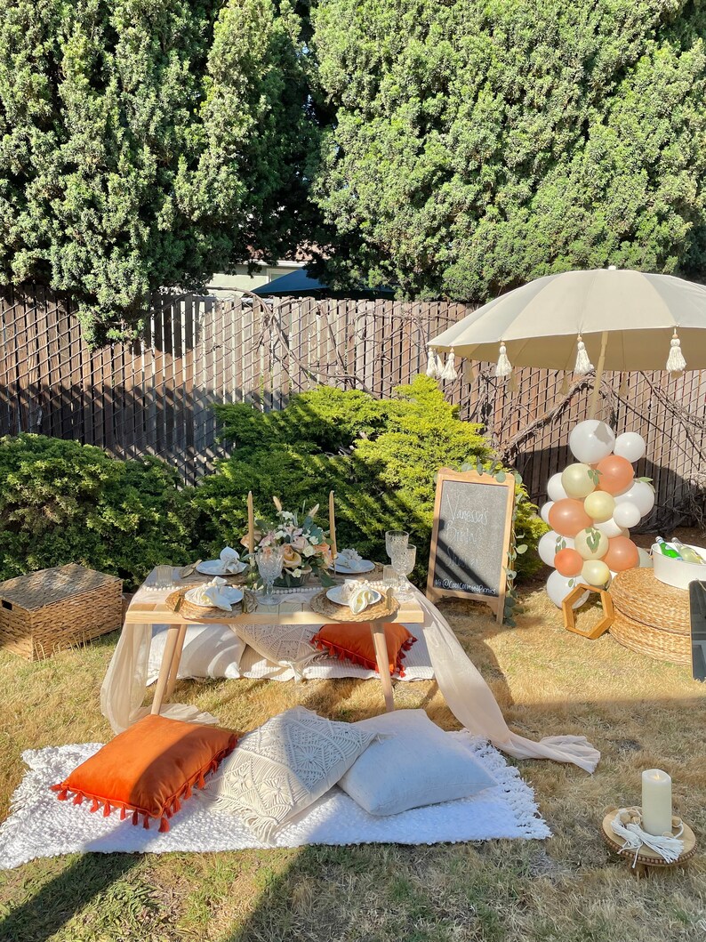Fringe / Boho / tassels / Patio / Beach / Bali Umbrella image 4
