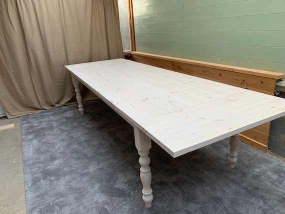 8ft Extending Farmhouse Table With 2 X 12 Extensions English Uk 8ft Extending Farmhouse Table With 2 X, Extending Farmhouse Table