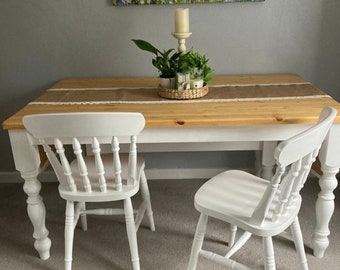 Warm &Inviting: Beech Spindle Back Farmhouse Chair painted or oiled