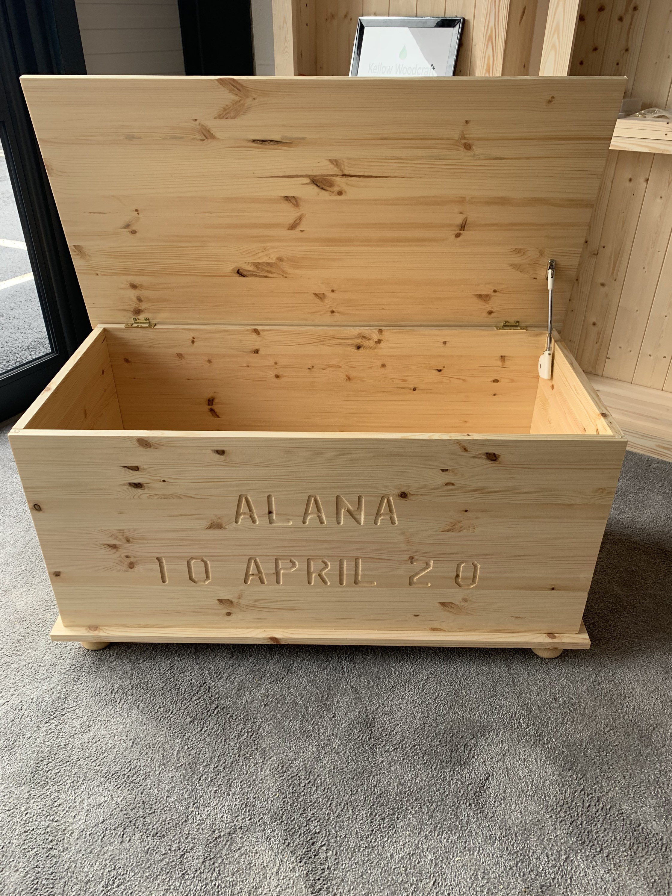 4ft Personalised toy/storage box Etsy.de
