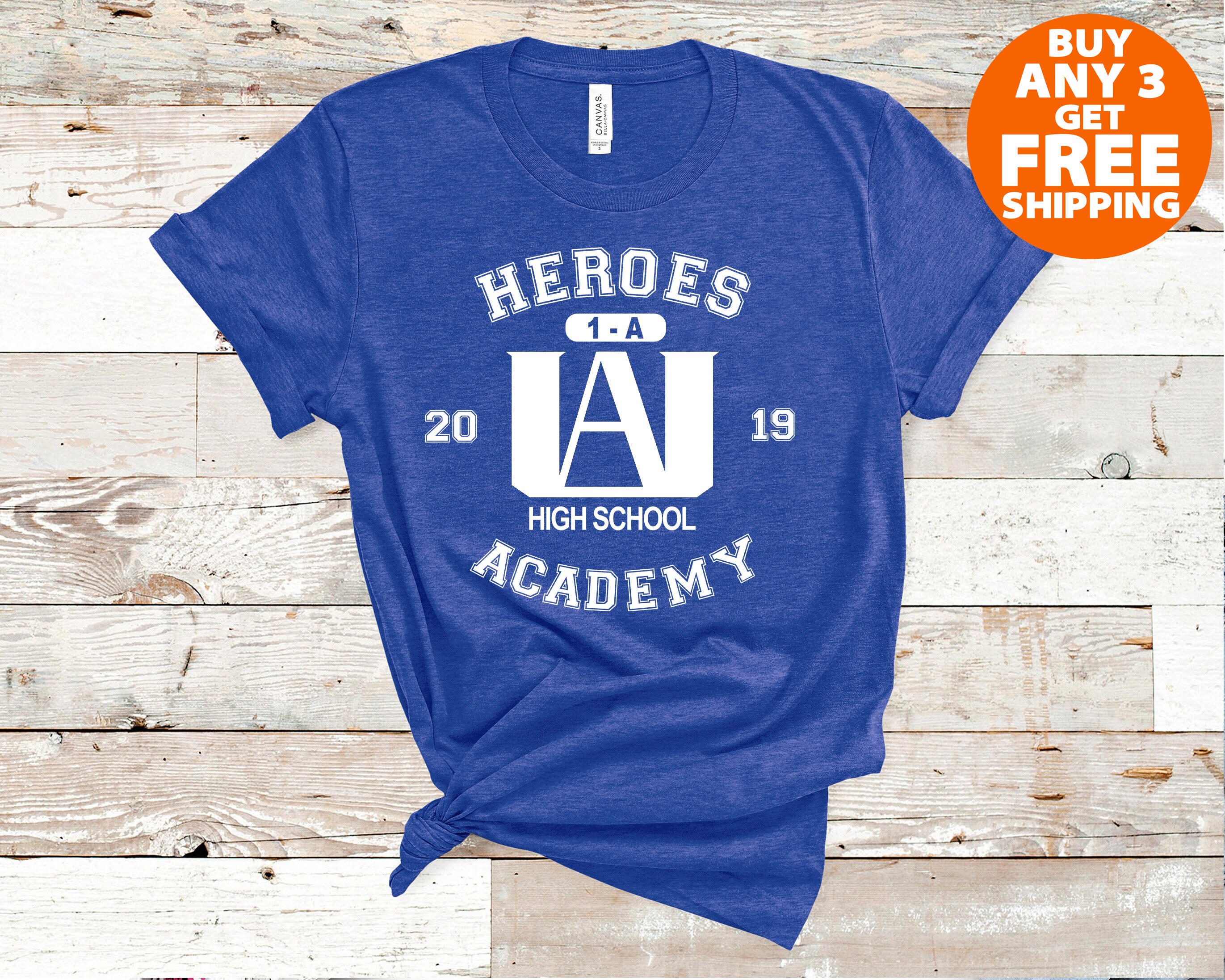 UA High School Hero Academy Tee My Hero Academia Inspired