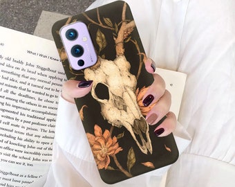 scull in flowers case OnePlus 9 case OnePlus 9 pro case OnePlus 10T OnePlus 11 case OnePlus Nord N300 case OnePlus Nord 3 OnePlus 10 pro