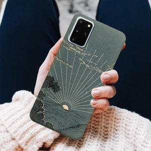 Sunset case forest case for Samsung A54 case A55 case S24 Plus A32 forest A42 5G case A53 case A52s case S23 FE case galaxy A15 Samsung S24