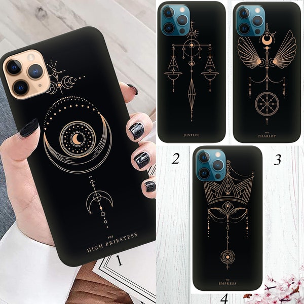 Tarot cards high priestess case for Samsung S24 A52s case A55 Galaxy A15 case A52 case S24 Plus A32 case Samsung A53 case S24 Ultra S23 FE