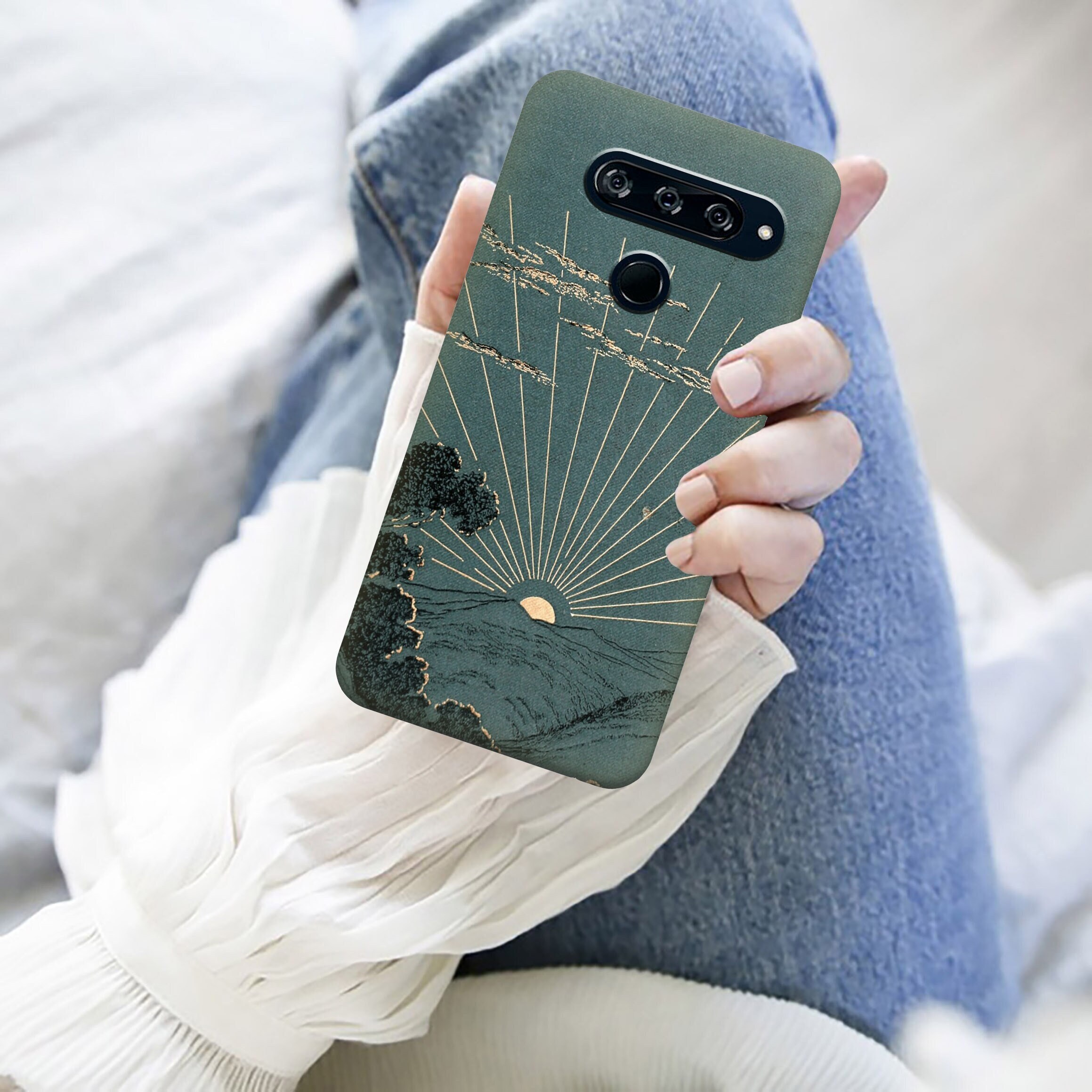 Lg V60 Case Sunset Case Lg G8 Thinq Case Lg V30 Plus Forest - Etsy