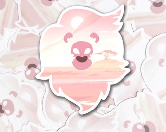 Lion's Mane Vinyl Sticker - Steven Universe Fan Art