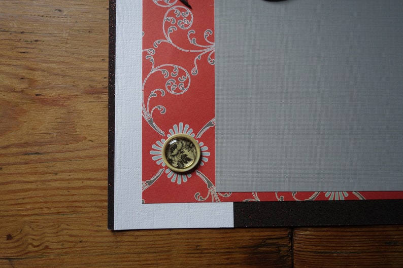 Premade 8x8 Scrapbook page Once Upon A Time