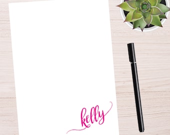 Personalized Note Pad  | Stationery  |  Monogrammed Notepad  |  Teacher Gifts  |  Gifts for Her  |  Writing Pad|  Gifts for Him
