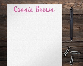 Personalized Notepad | Monogram Stationery, Teacher Gift
