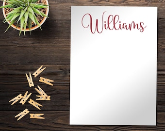 Personalized Notepad | Monogrammed Writing Pad, Hostess Gift