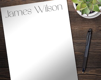 Personalized Notepad | Monogram Writing Pad, Teacher Gift