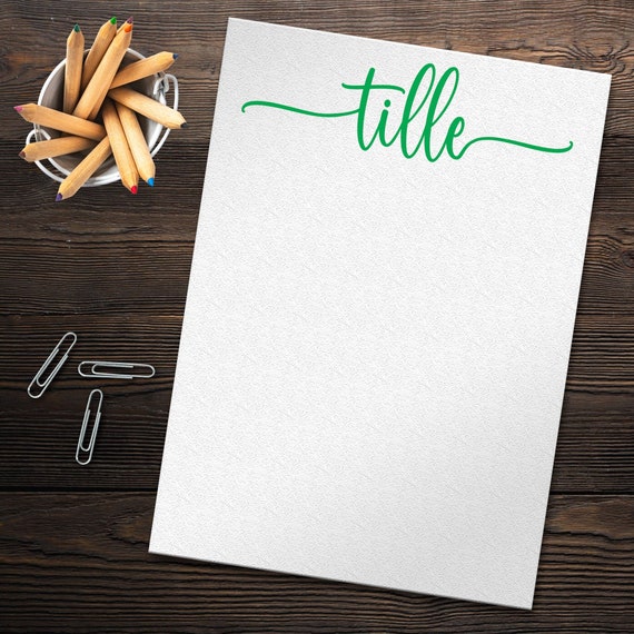 Personalized Note Pad | Writing Pad | Monogram Notepad | Teacher Gifts | Gifts for Her | Unique Gifts | X-Mas Gifts  | Birthday Gifts