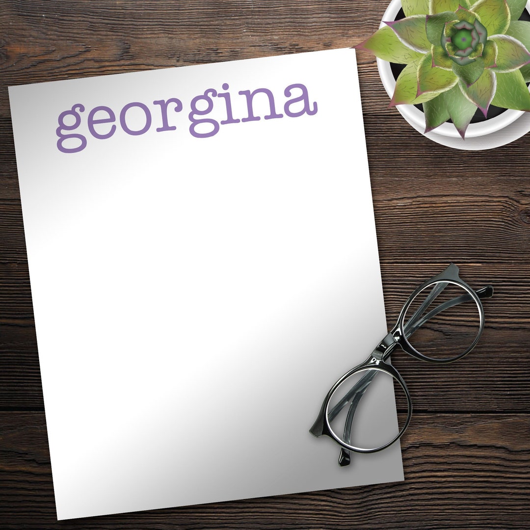 Personalized Note Pad | Writing Pad | Monogram Notepad | Teacher Gifts ...