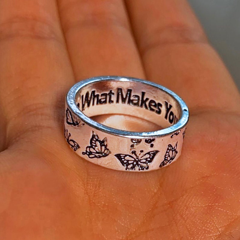 Harry styles letter sale ring