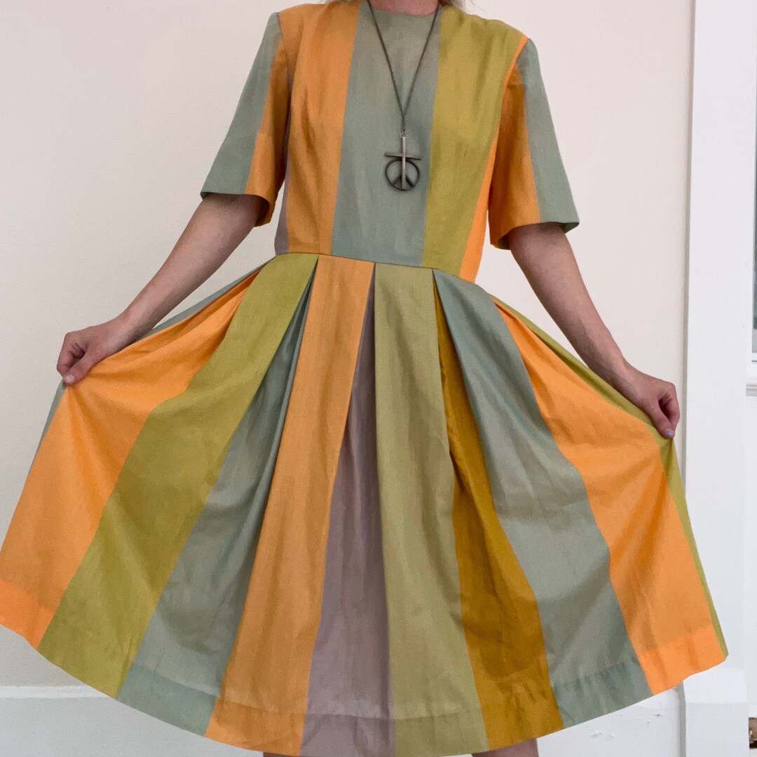 1970s Striped Dress main image 1