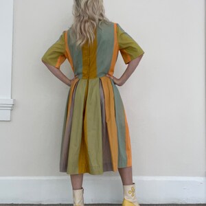 1970s Striped Dress