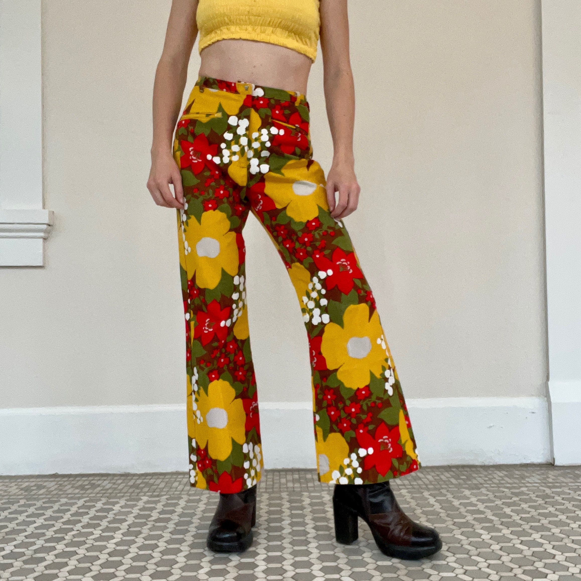 Vintage 70s Flare Pants - Etsy Vintage 70s Flare Pants - Etsy