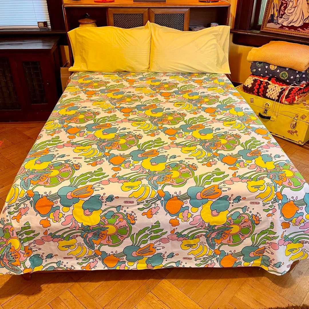 古着 ビンテージ 60s デザイン 家具 ミッドセンチュリー ピーターマックス Peter Max Happy Metal Tray 1960s Pop Art Original
