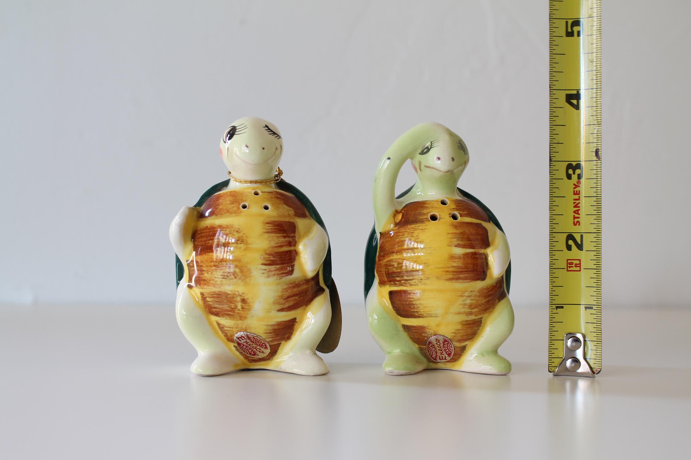 Swiftie Shells Vintage Swiftie Turtle Salt and Pepper Shakers: Enesco Japan Retro ...