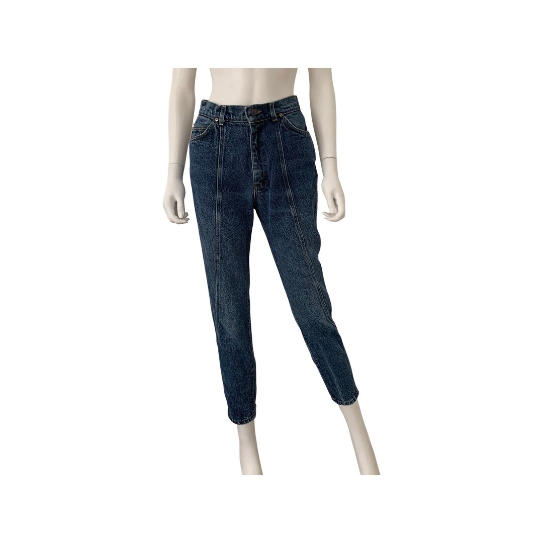 Vintage 80's High Waisted Mom Jeans, 1980's Lee Jeans With Ankle