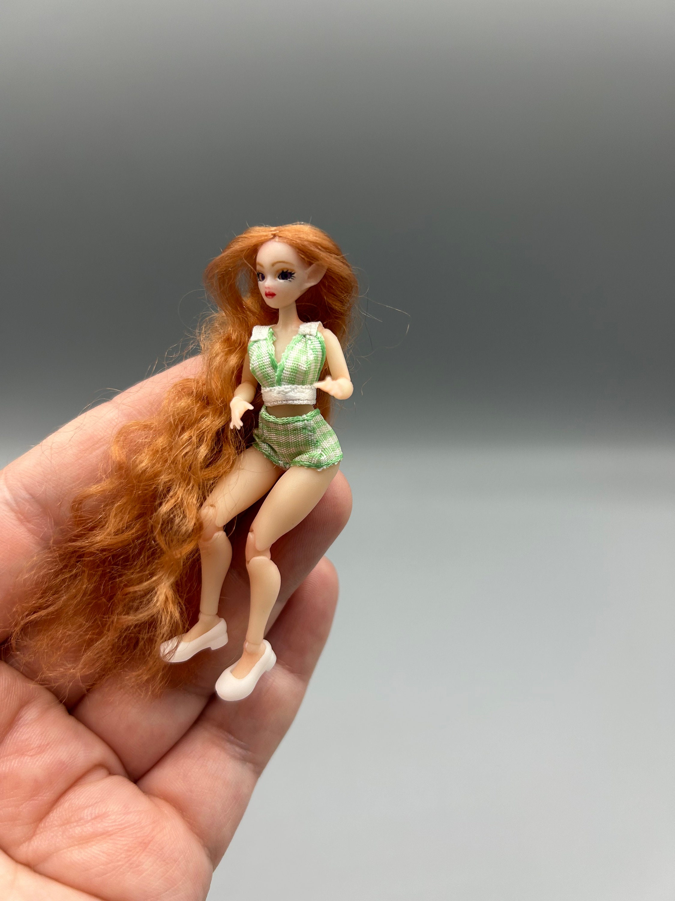 BJD Doll With Shoes Wig and Underwear Micro Bjd Doll 1:24