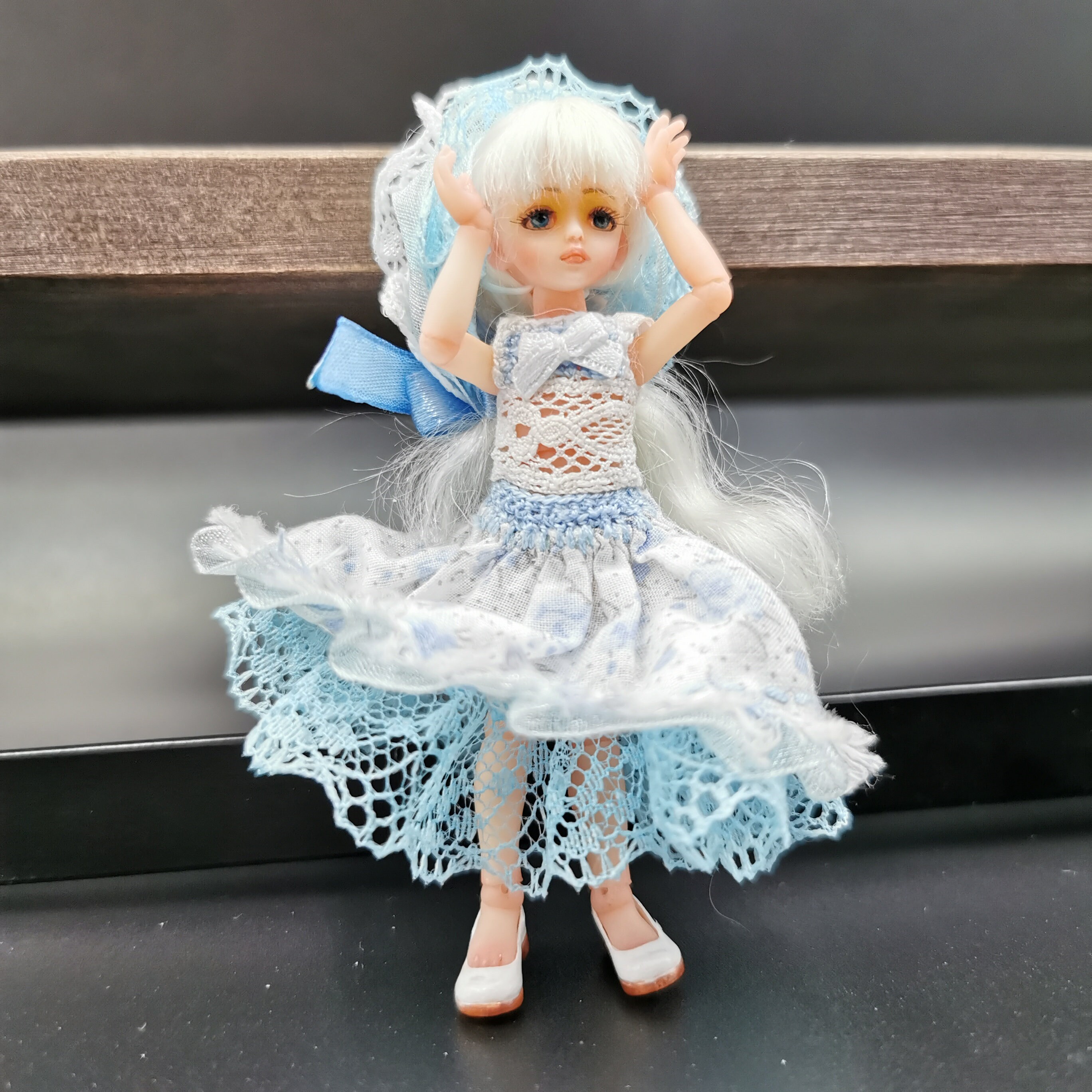 ミニドール　bjd 少女12cm 中国製 4ce65f767b77866e57e36df6144a2f