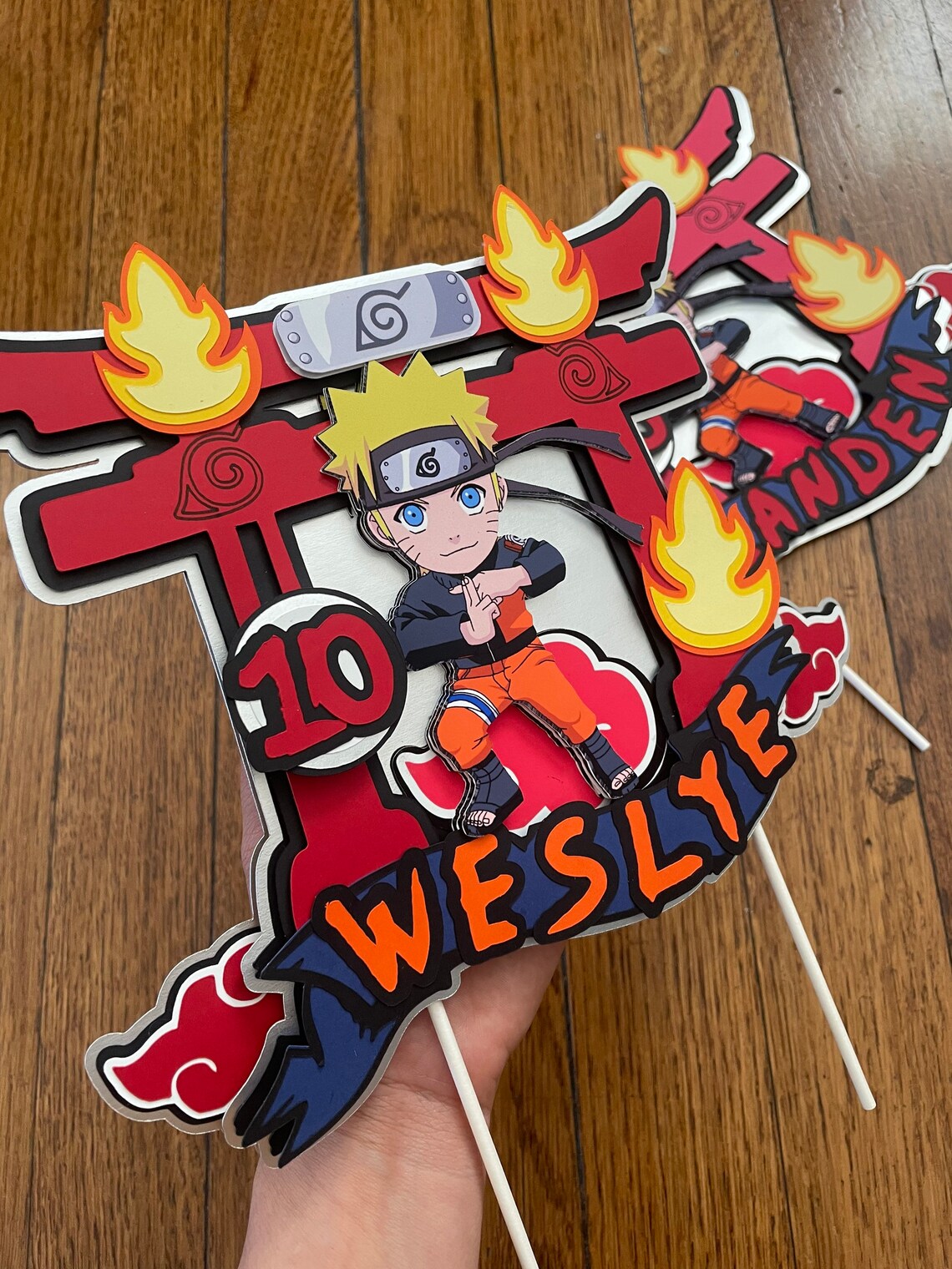 Naruto cake topper cake topper naruto birthday party naruto Etsy