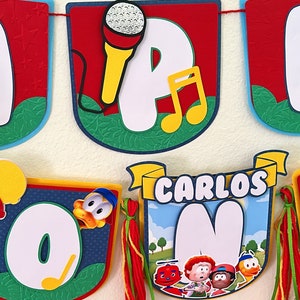 Patito Juan HBD banner , Bipper y sus amigos, Bipper Birthday party, fiesta patito Juan.