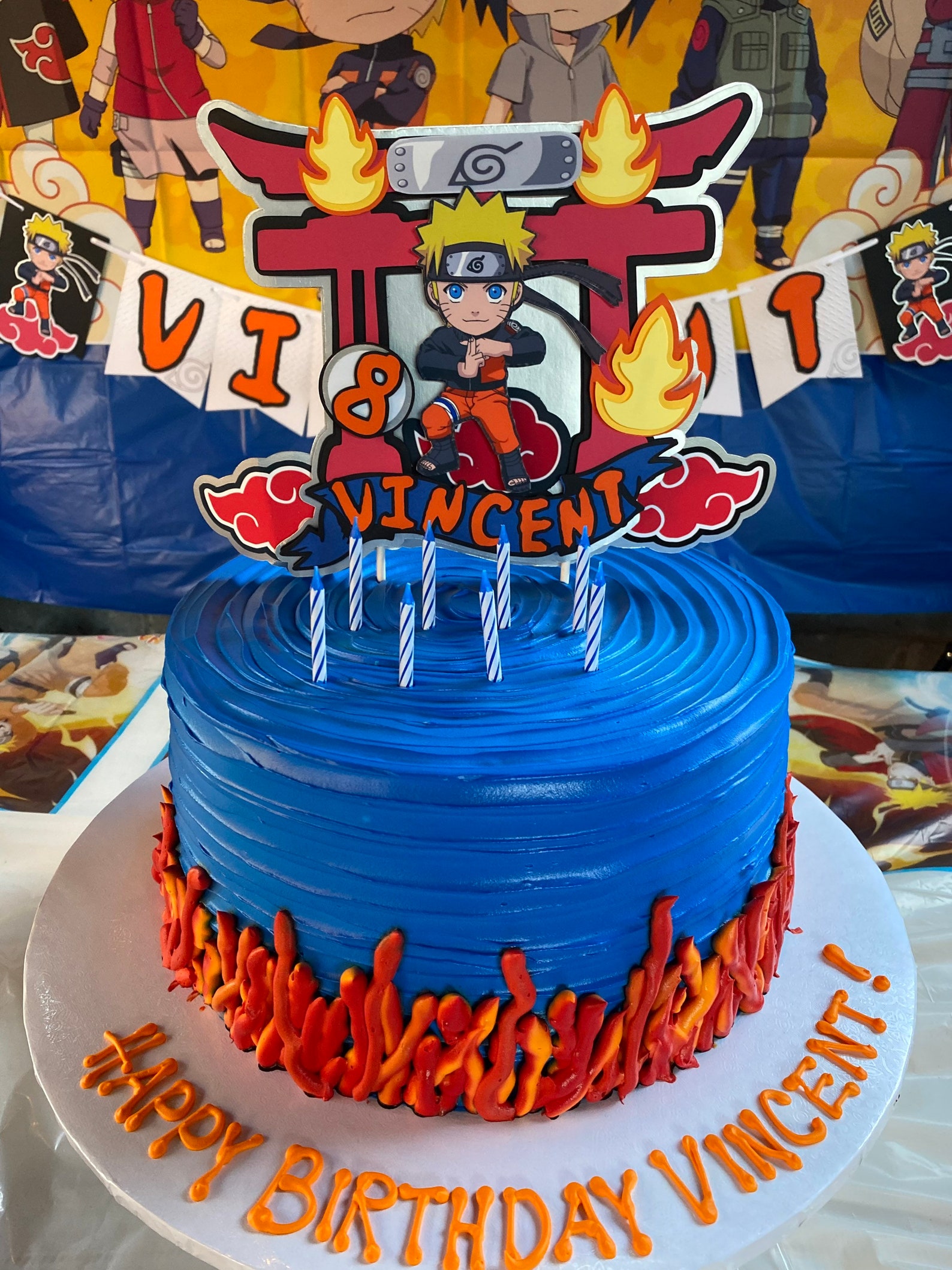 Naruto cake topper cake topper naruto birthday party naruto | Etsy