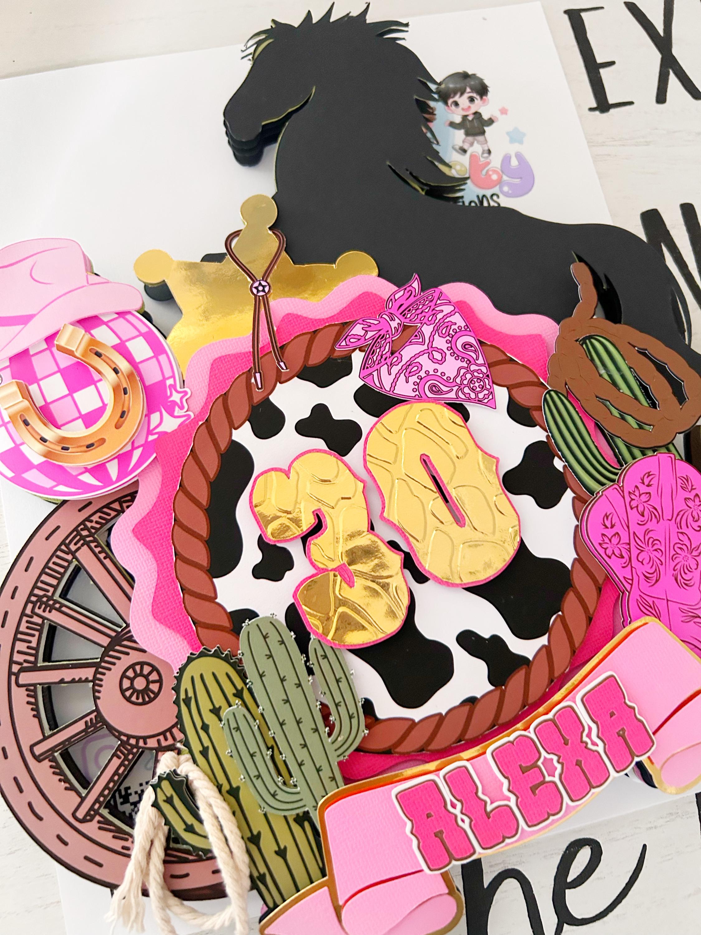 Target Rodeo Decor Cake Topper First Rodeo, Decoration for Rodeo Party, Decoration for the ...