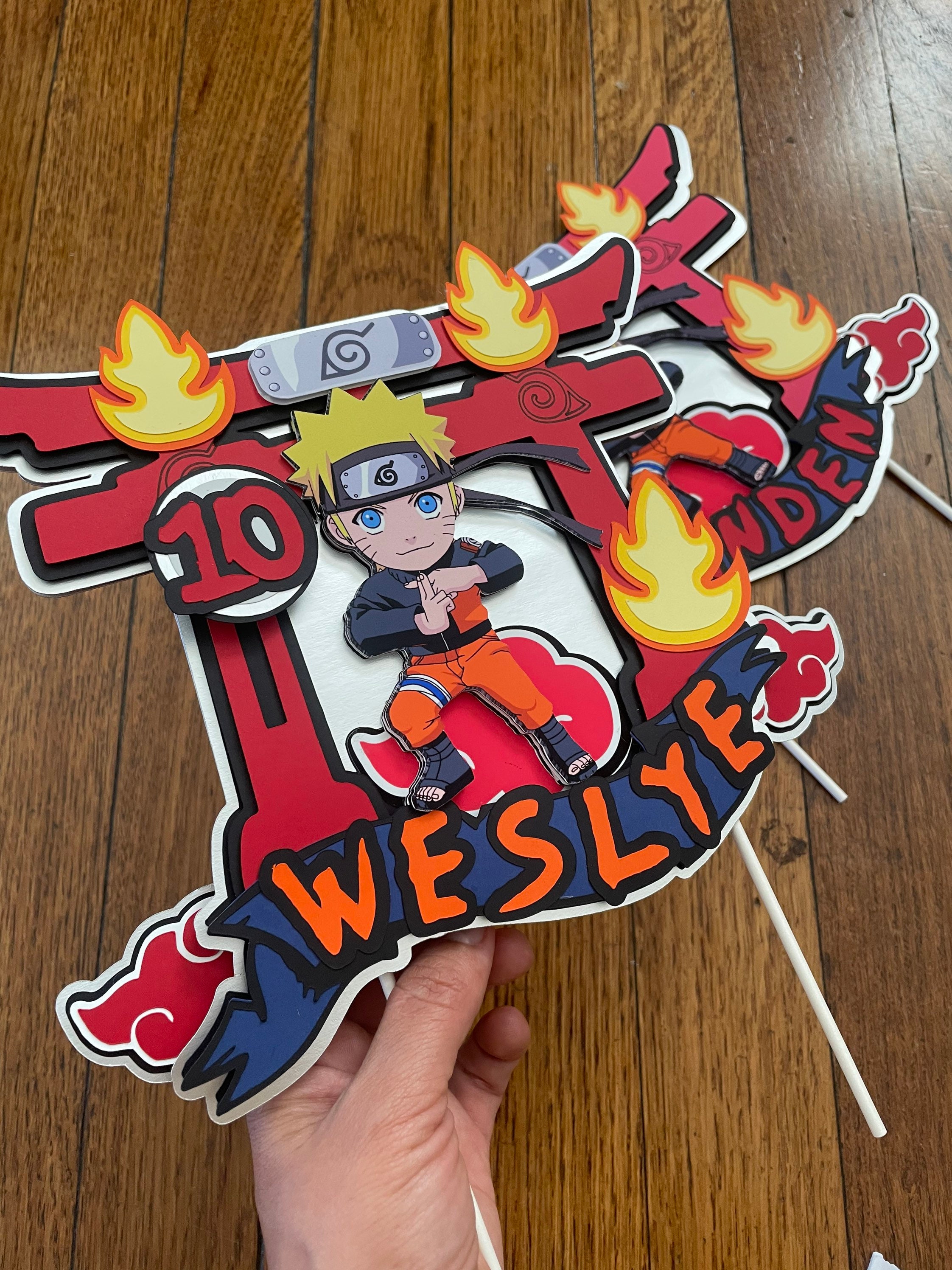 Printable Naruto Cake Topper