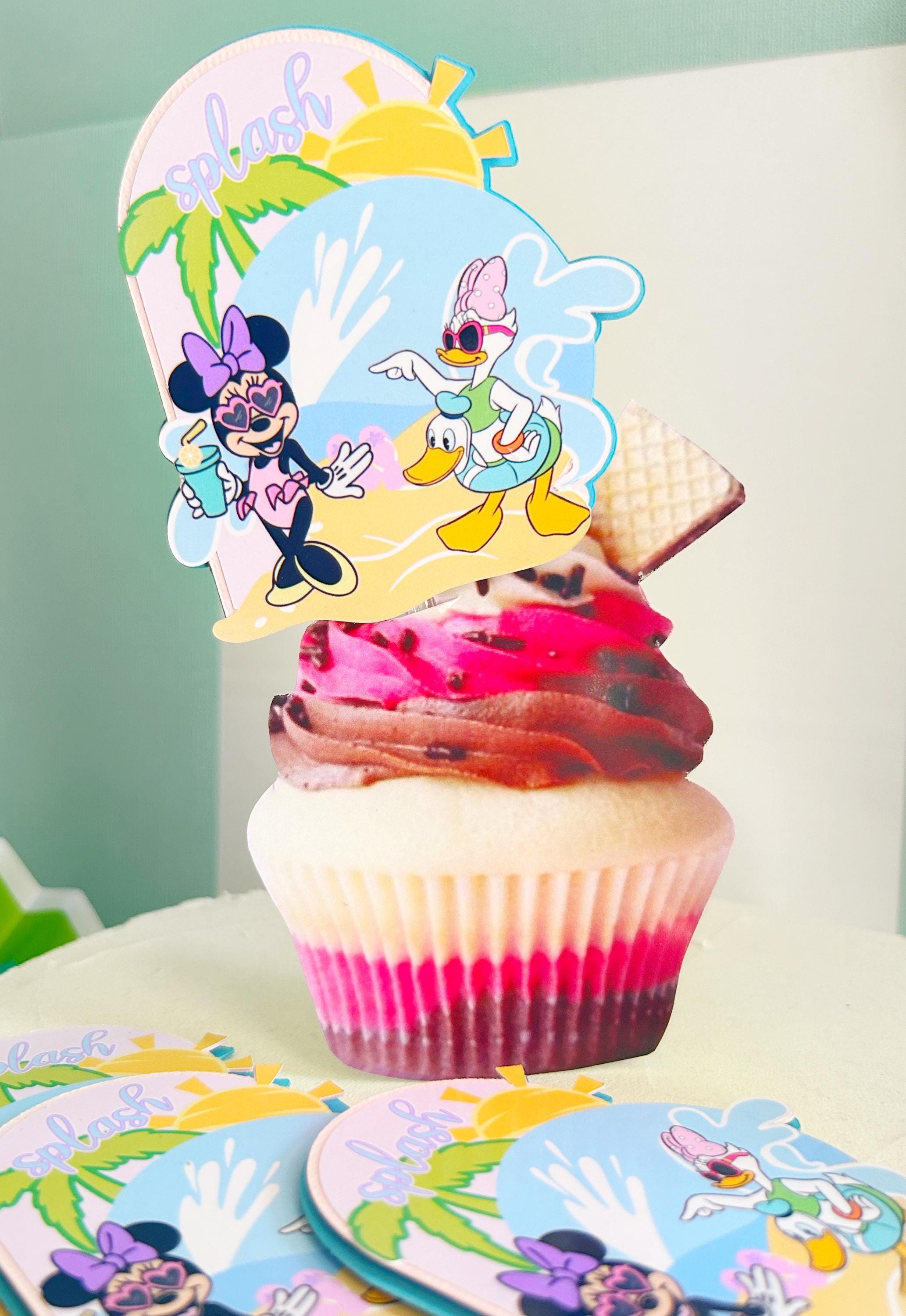 Beach Cupcake Toppers Beach Ball 1st Birthday Party Decorations Beach Ball Party Decorations Splish Splash Birthday Pool Party Summer Fun Party
