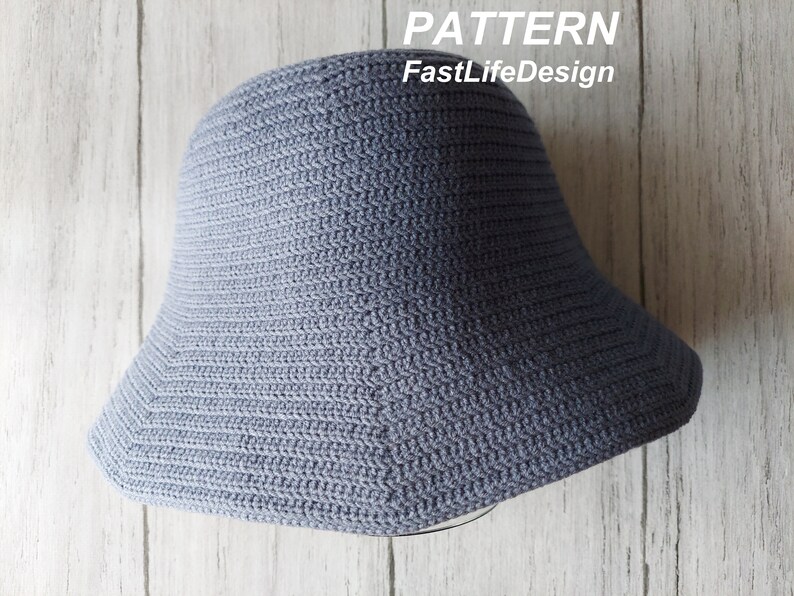 CROCHET PATTERN Cloche Bucket Hat Etsy