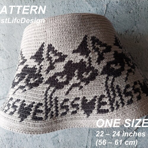 Crochet Bucket Hat PATTERN Etsy