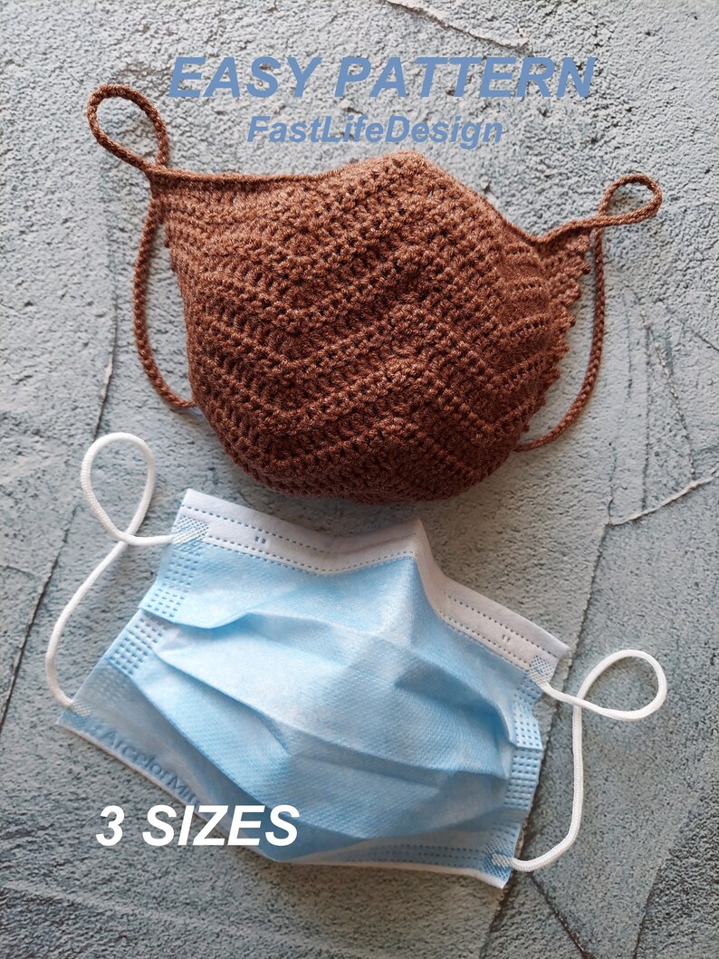Crochet Face Mask PATTERN Etsy