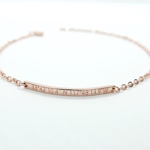 BTS Coordinates Bracelet- ARMY&#39;s Birthday Friendship Jewelry Graduation Gift BTS 2019 Speak Yourself Tour Memorial Jewelry Delicate Bracelet