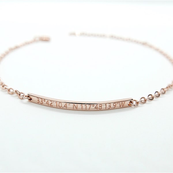 BTS Coordonnées Bracelet - ARMY’s Birthday Friendship Jewelry Graduation Gift BTS 2019 Speak Yourself Tour Memorial Jewelry Delicate Bracelet