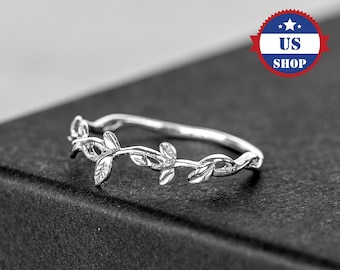 Sterling Silver Branch Ring - Nature Inspired Boho Jewelry