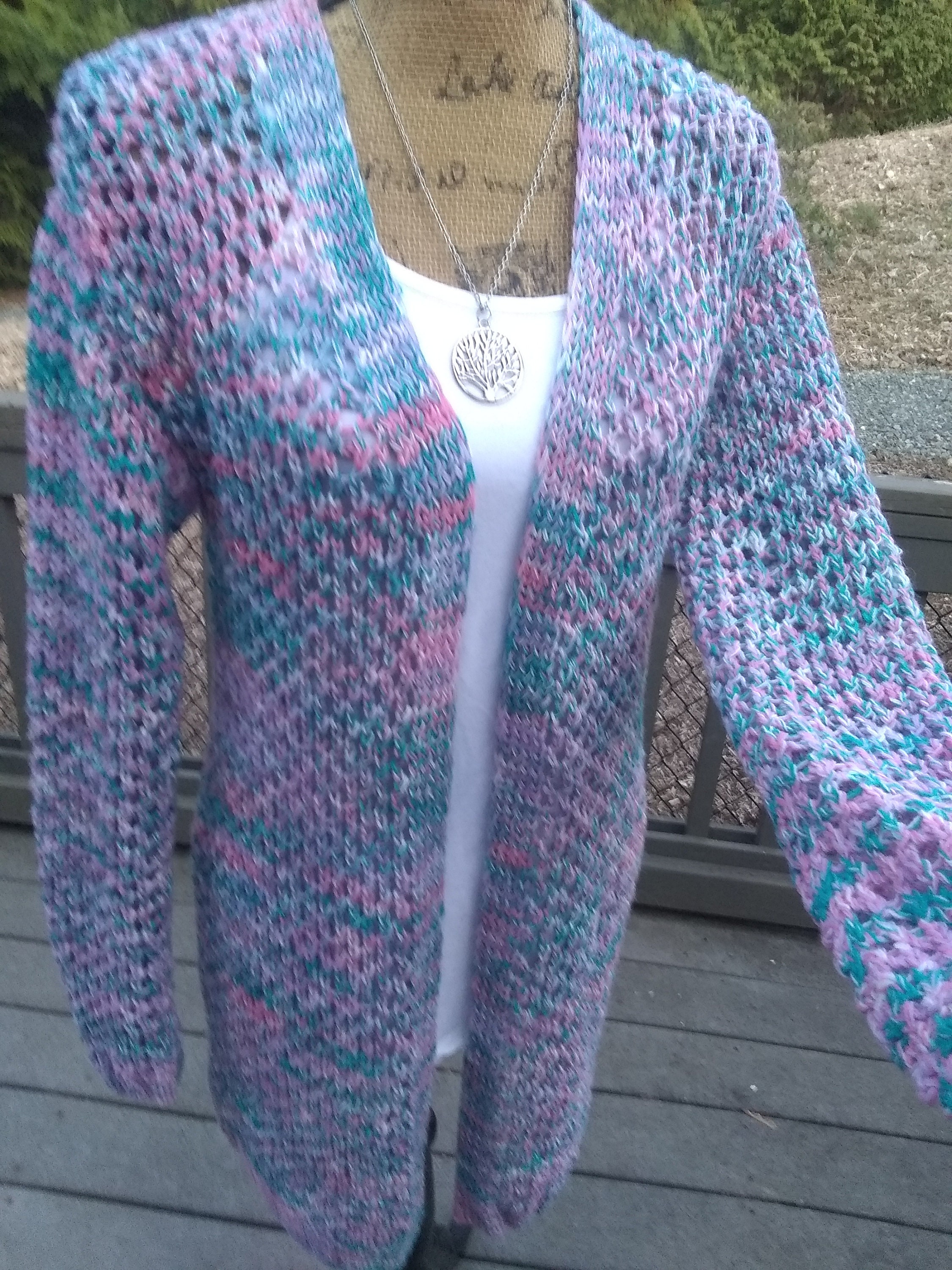 Net Cardigan - Etsy