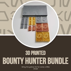 The Bounty Hunter Bundle - Star Wars Inspired Prop Bundle - Sabacc Credits