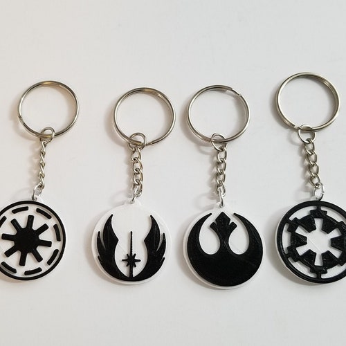 NEW Star Wars Rebel Keychains Silver Pendant Key Rings Key Chain Party Gift 