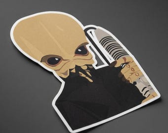 Cantina Band Sticker 3x3" - Waterproof Scratch & UV Resistant Decals - Removable Adhesive