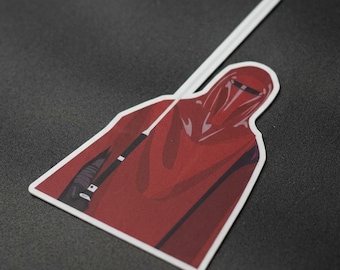 Royal Guard Vinyl Sticker: 3x3" Waterproof, Scratch & UV Resistant