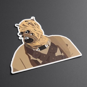 Adesivo de vinil Tusken Raider: 3x3" à prova d'água, resistente a arranhões e UV