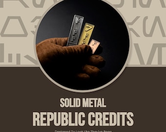 Metal Republic Sabacc Credits: Star Wars Cosplay Prop