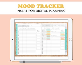 Mood Tracker Insert for Digital Planning