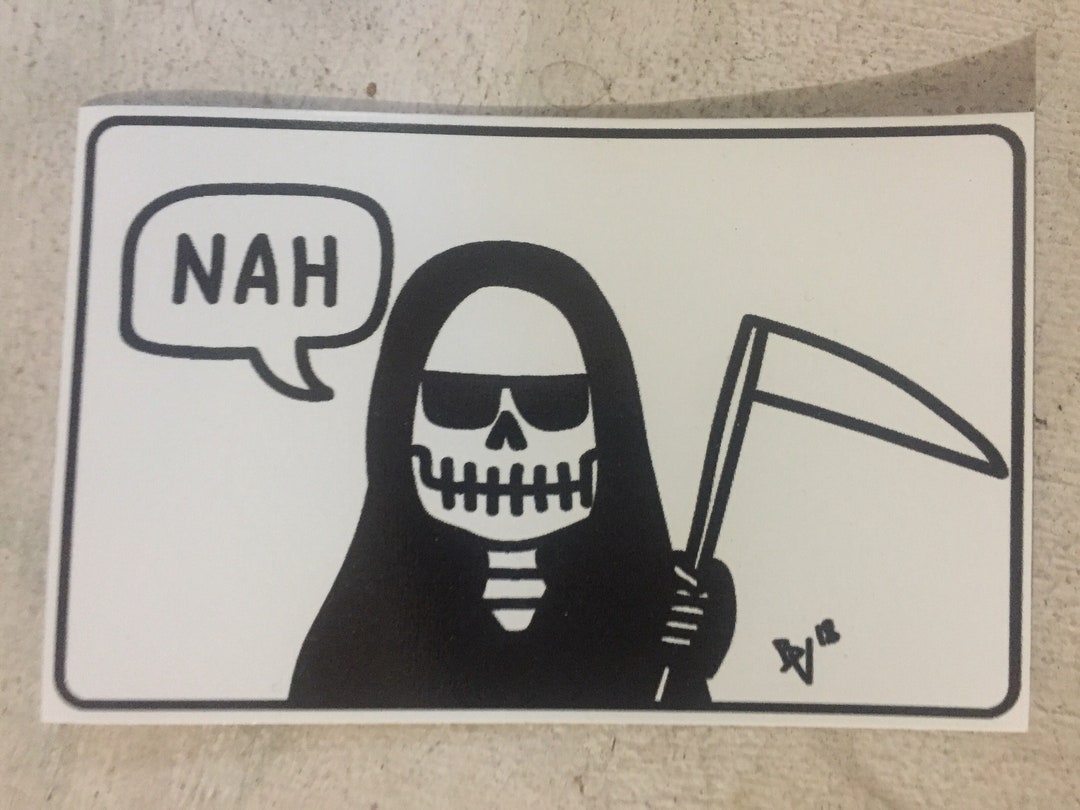 Deact Sticker Nah Death Sticker - Etsy Australia