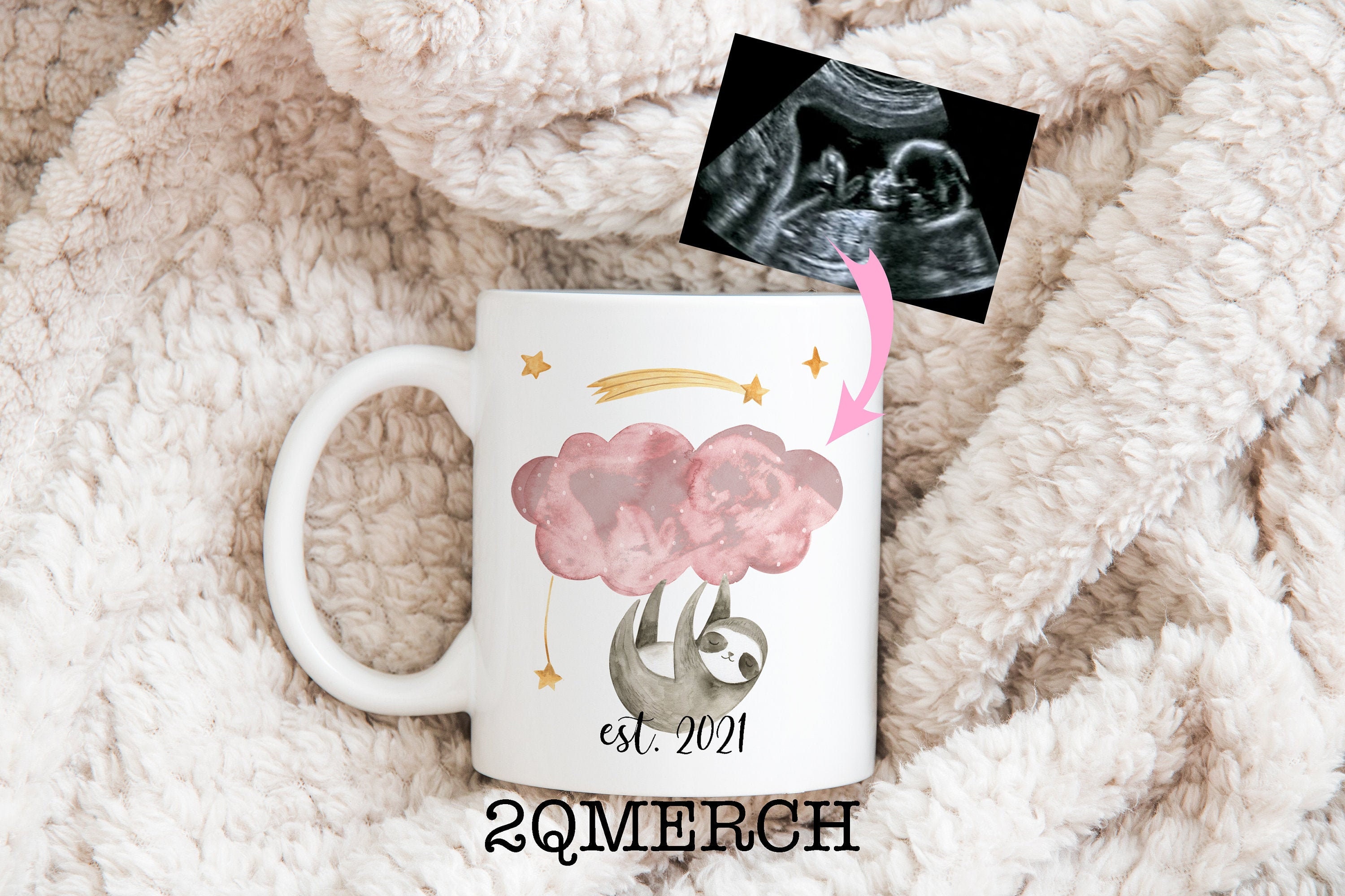 Ultrasound Gift Mug Baby Shower Gift Ultrasound Keepsake Etsy