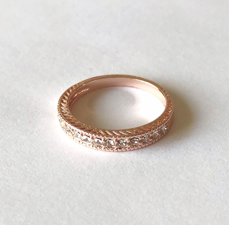 bridal set simulated diamond three bands Gaia 2.5ct princess cut 14k rose gold plated halo engagement ring engagement cubic zirconium
