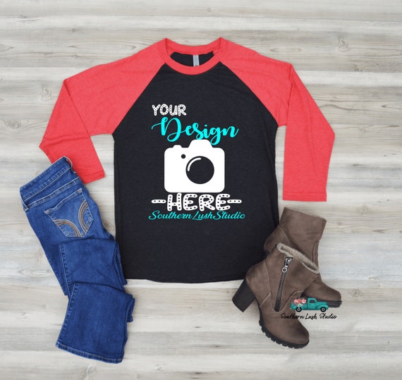 Free Next Level Unisex 6051 Triblend 3 4 Sleeve Raglan
